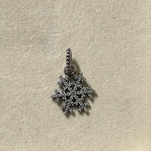 Pandora snowflake charm